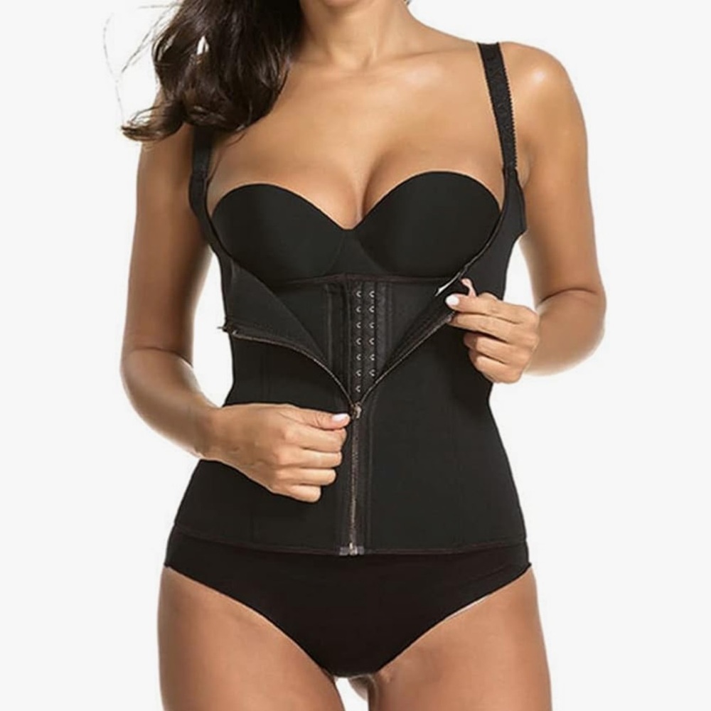 Black Women's waist Trainer Corset